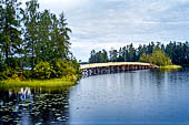 Savonlinna, ponte sull'isola di Vrsaari. 